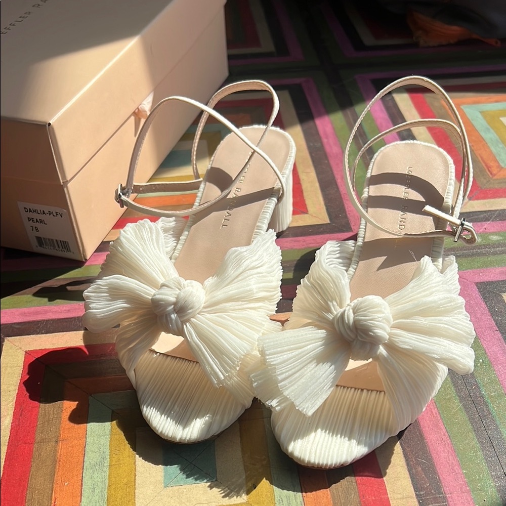 Loeffler Randall Women's Cream Sandals size 7